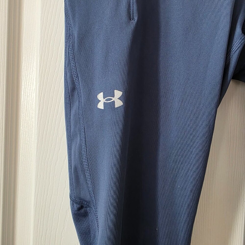 Under Armour Women's Navy Blue Heat Gear Compression Leggings Size XL - Picture 6 of 12